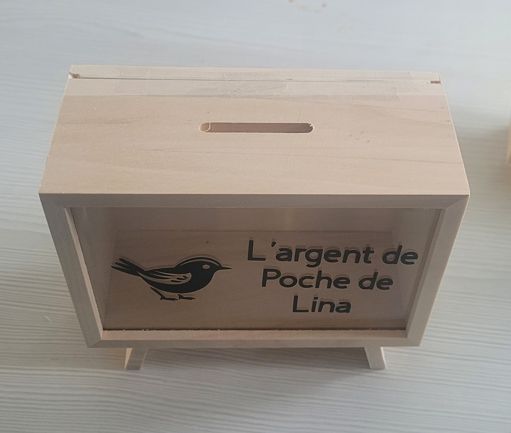 Tirelire personnalisée 8€