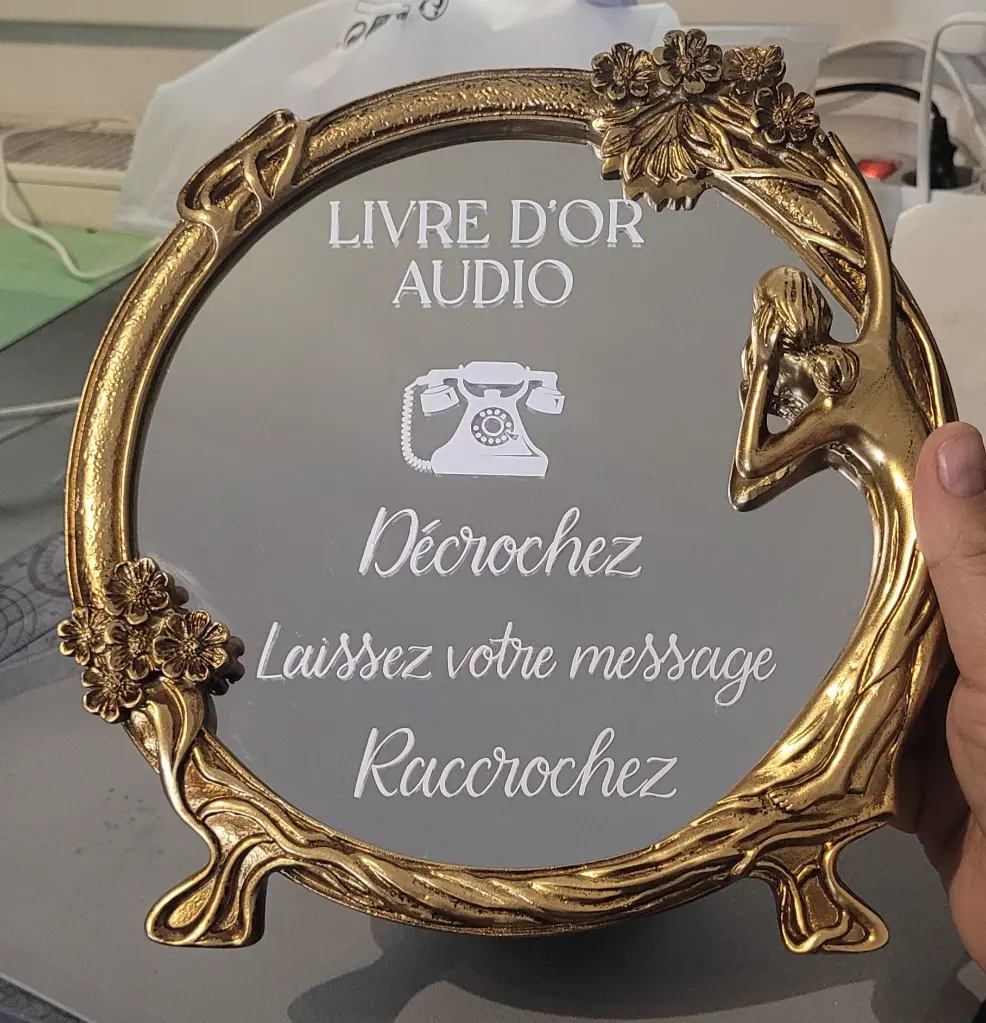 Personnalisation de miroir