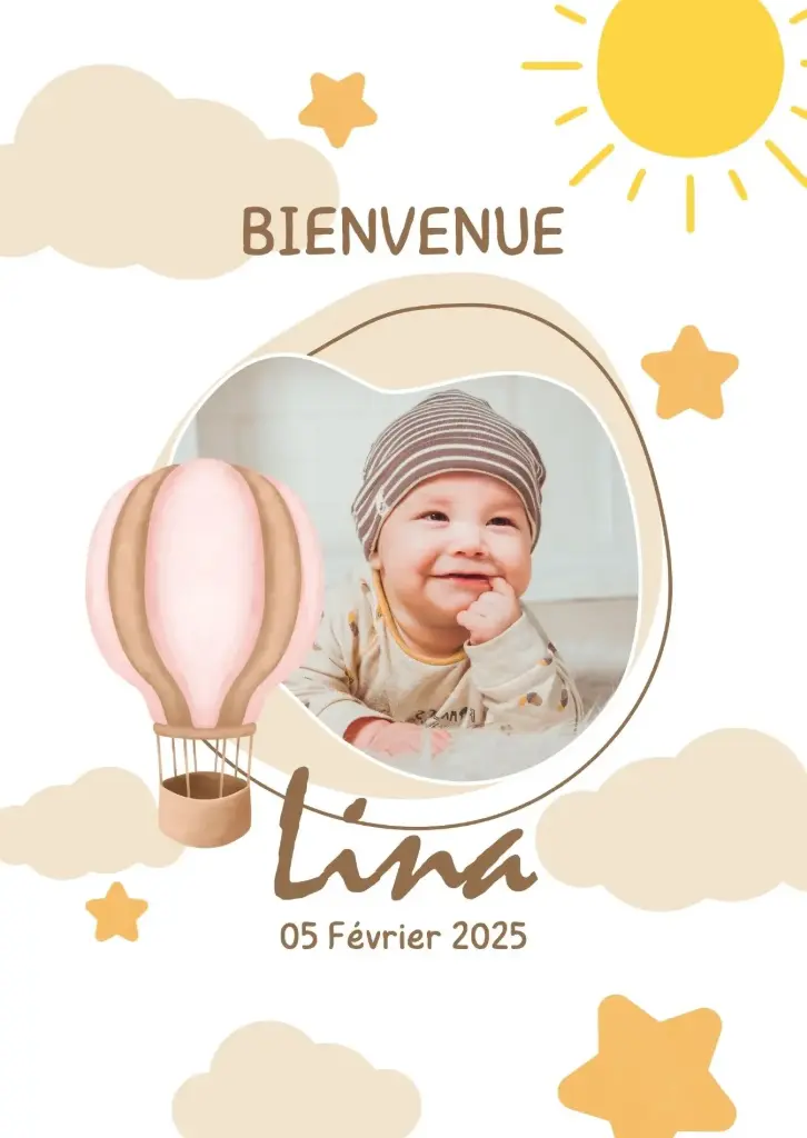 Faire-part Lina